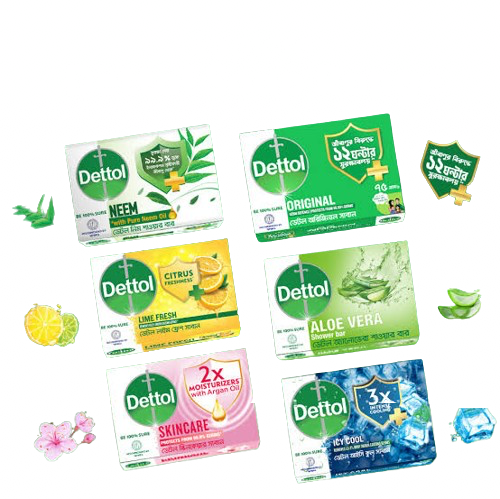 Detol Body Soap Icy-Cool/Re-Energize/Original/Skincare/Nourish