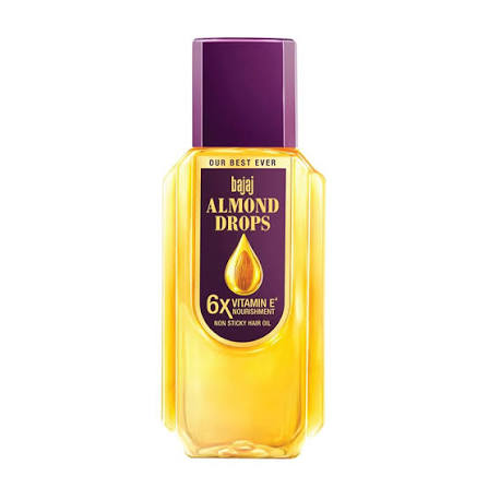 Bajaj Almond Drop Non Sticky Hair Oil-India 200ml