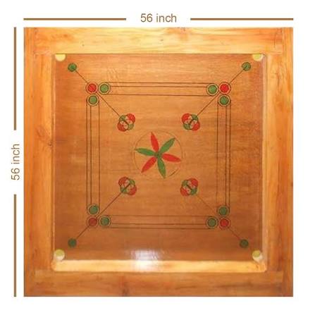 Carrom Board ( Including 1set coins, 1striker, 1boric powder, pocket system)