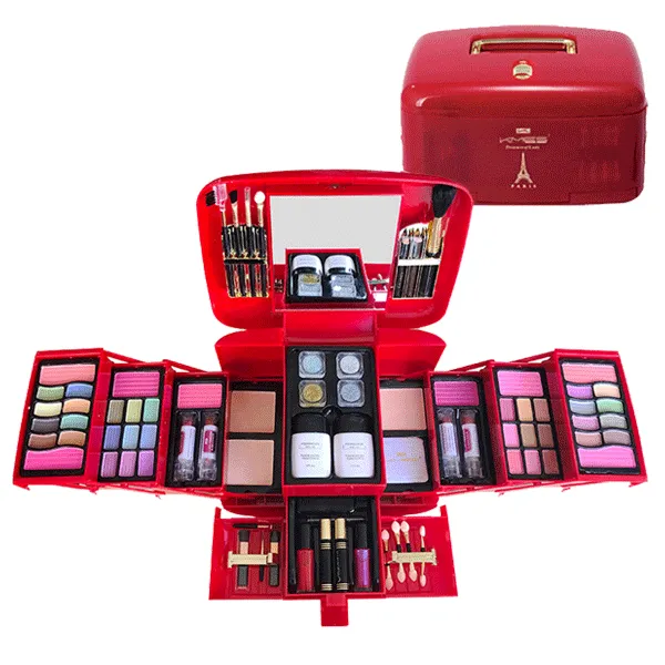 Big Size Long Lasting Bridal Professional Makeup Kit Cosmetic Box with Brush, All in One Beauty Set, Portable Makeover, Wedding Beauty, Artist, Salon, Vanity Organizer, Eyeshadow, Blush, Lip Palette For Wome, Premium Girls Gift Hamper, Ladies Fashion