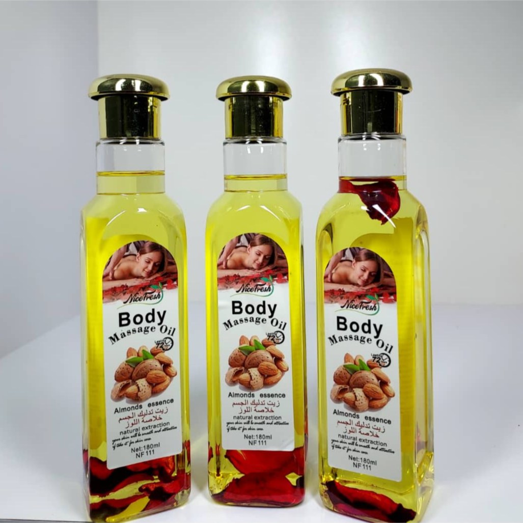 Nice Fresh Almonds Essence Body Massage Oil 180ML