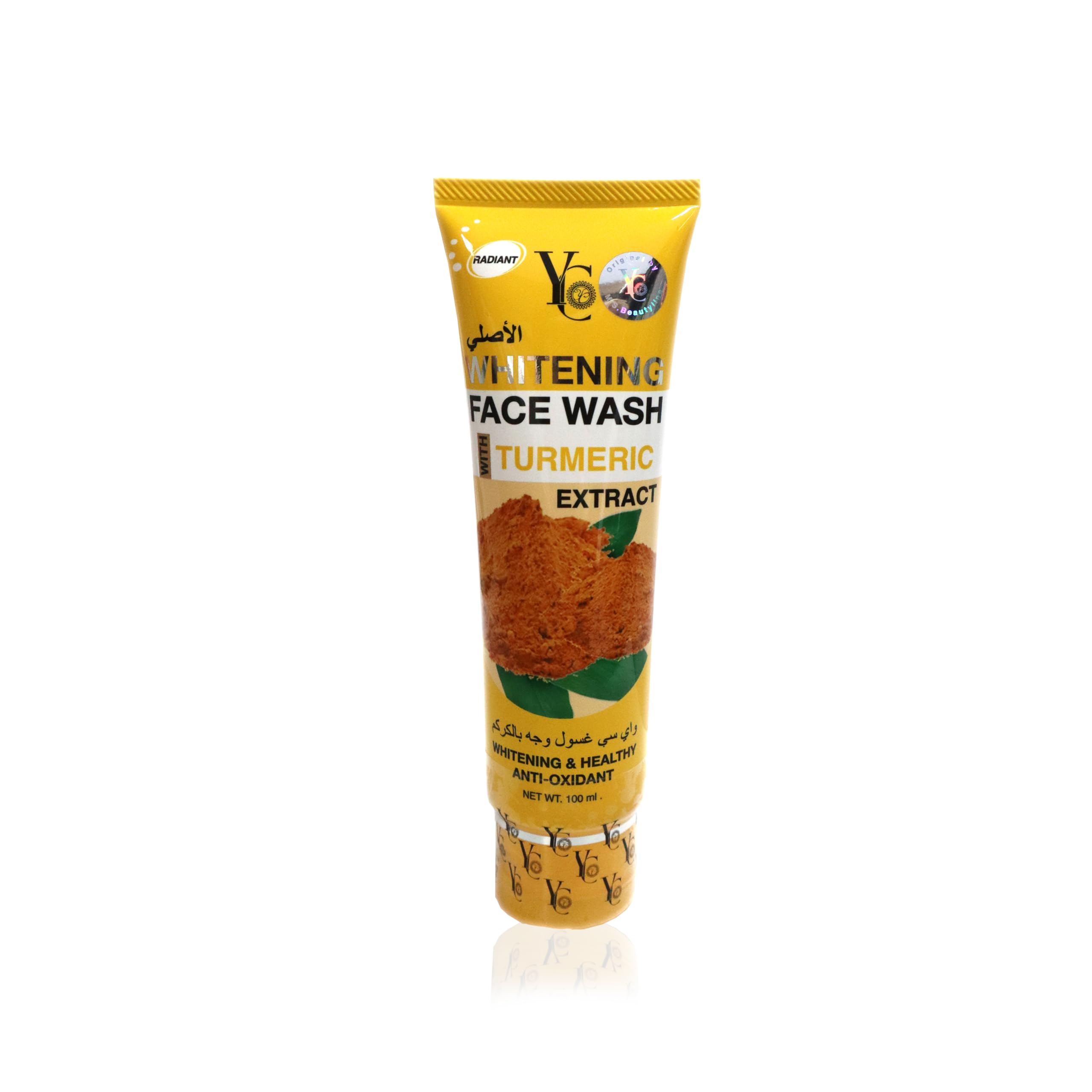 YC Fairness Face Wash with Turmeric Extract | 100 mL | Pack of 1 | Best for Acne Treatment